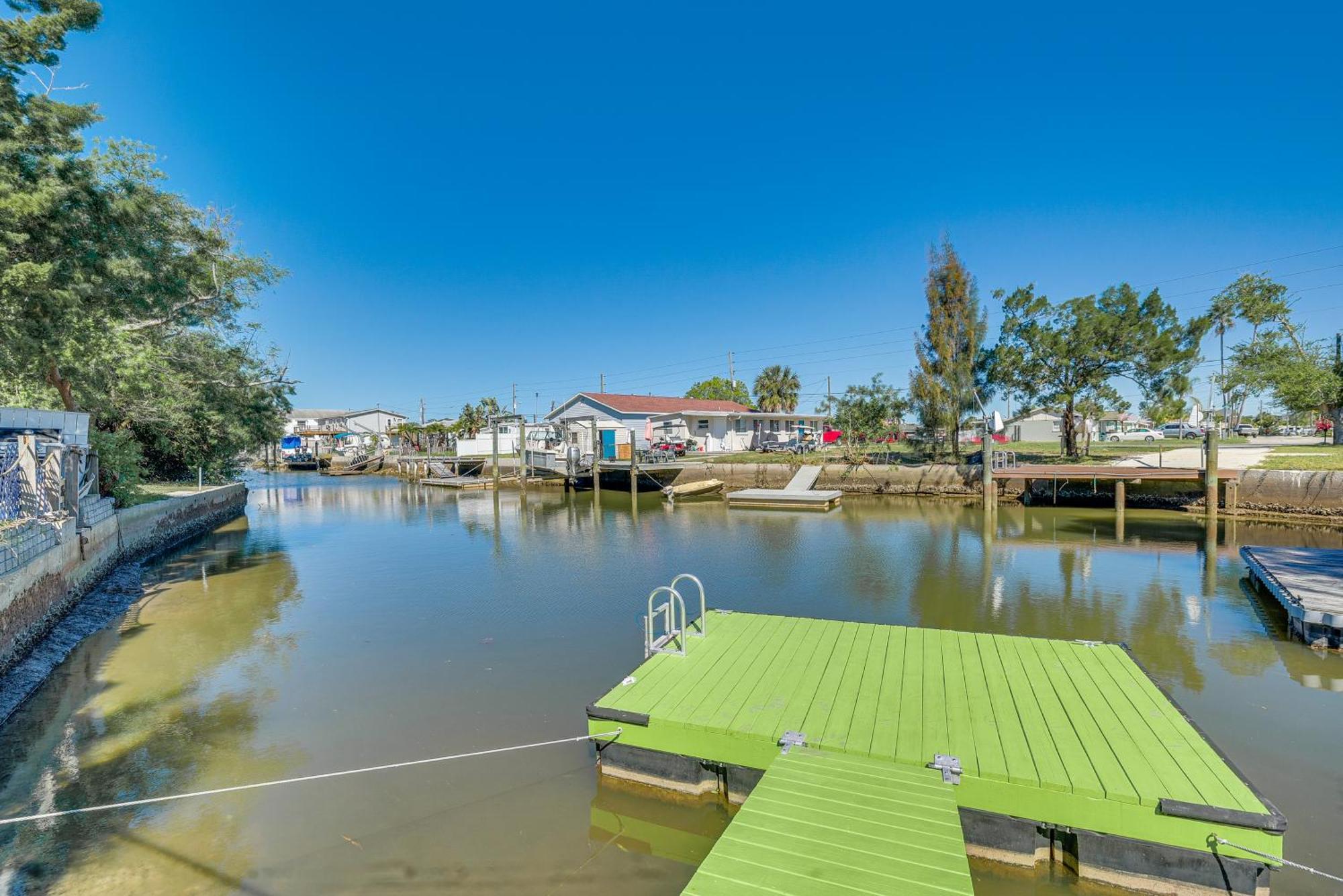 Hudson Home With Dock On Canal About 1 Mi To Beach! Exterior photo